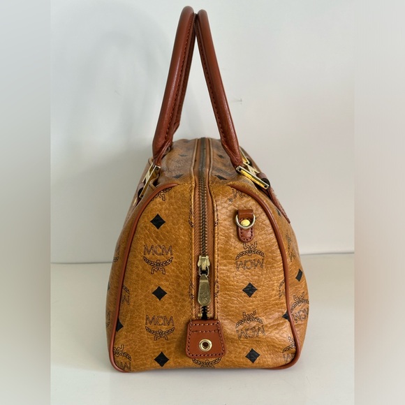 MCM Visetos Leather Vintage 2Way Shoulder Hand Bag - Picture 3 of 14